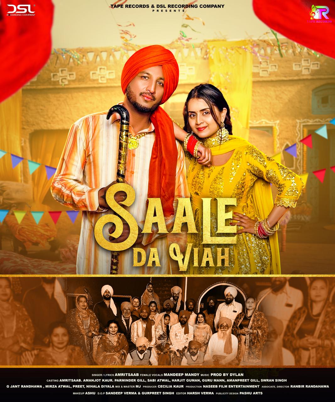 “Saale Da Viah” – A Soulful Wedding Anthem by Tape Records & DSL Recording Company That Celebrates Punjabi Tradition with a Modern Twist