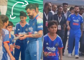 Mini Virat Steals the Spotlight: Kohli’s Heartwarming Autograph Moment Goes Viral