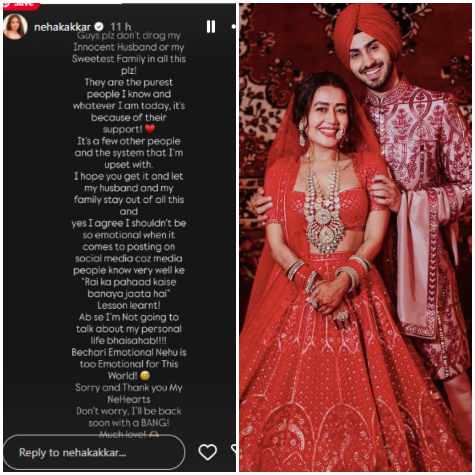 Neha Kakkar Announces Break From Work and Relationships; Responds to Divorce Rumours MixCollage 20 Jan 2026 12 00 PM
