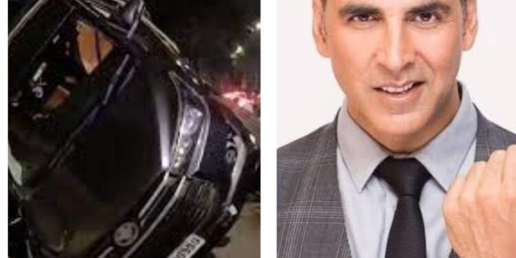 Bollywood Star Akshay Kumar’s Security Convoy Involved in Road Accident in Juhu; Two Injured