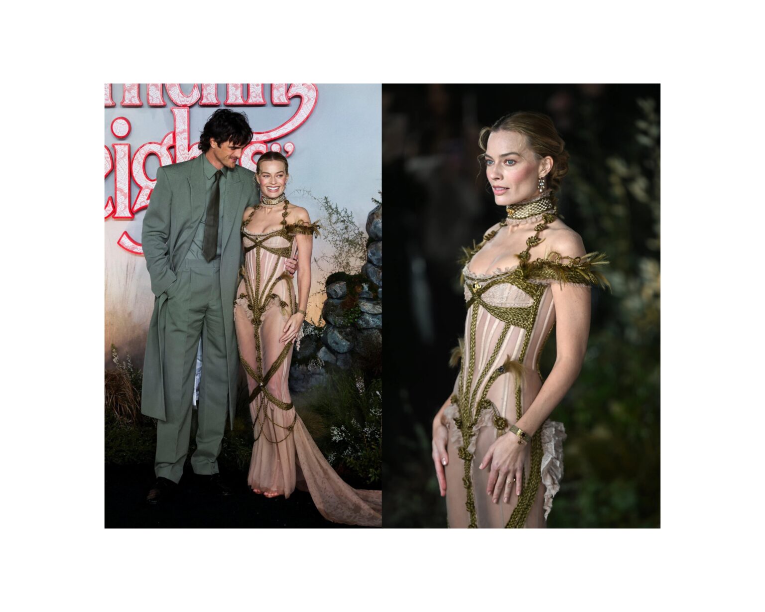 Margot Robbie Stuns in Brontë- Inspired Bracelet at London Premiere 1000135090