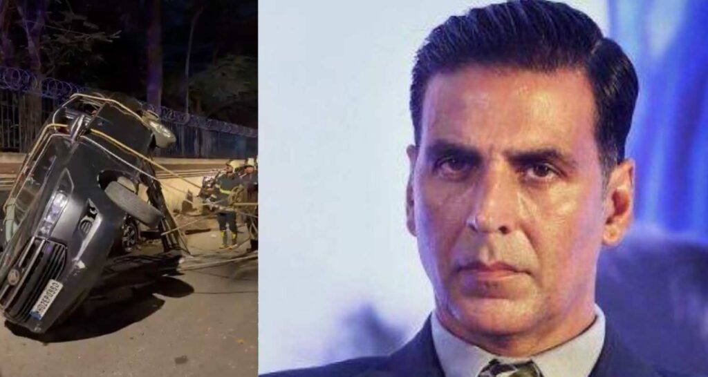 Akshay Kumar’s automotive meets with twist of fate, 2 injured – Asiapedia Akshay Kumar's car meets with accident, 2 injured - Asiapedia