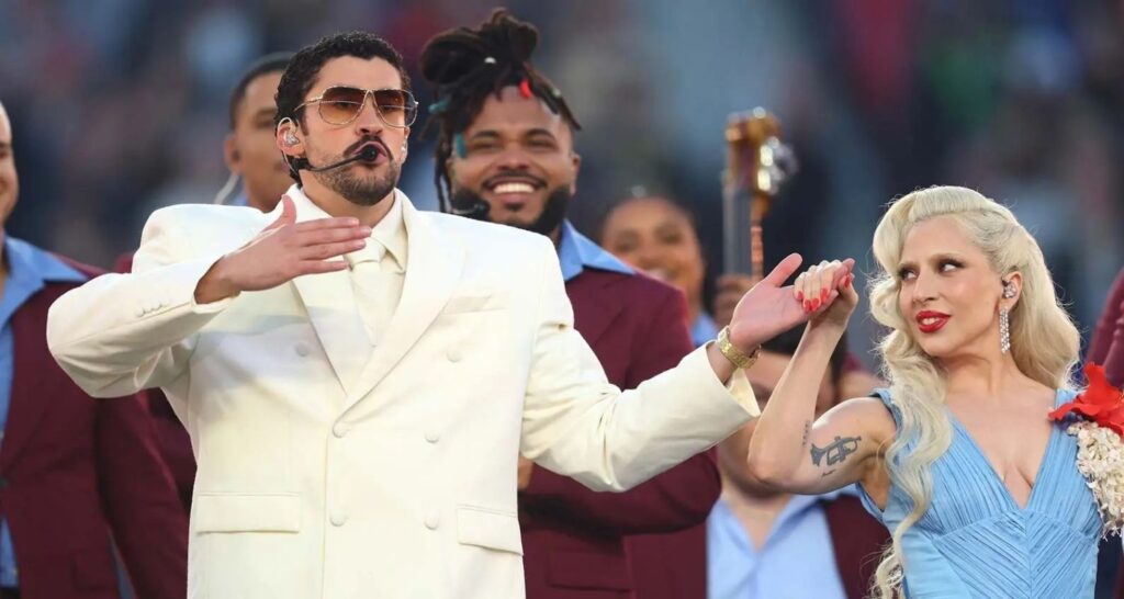 Lady Gaga joins Bad Bunny at Super Bowl 2026 halftime show - Asiapedia