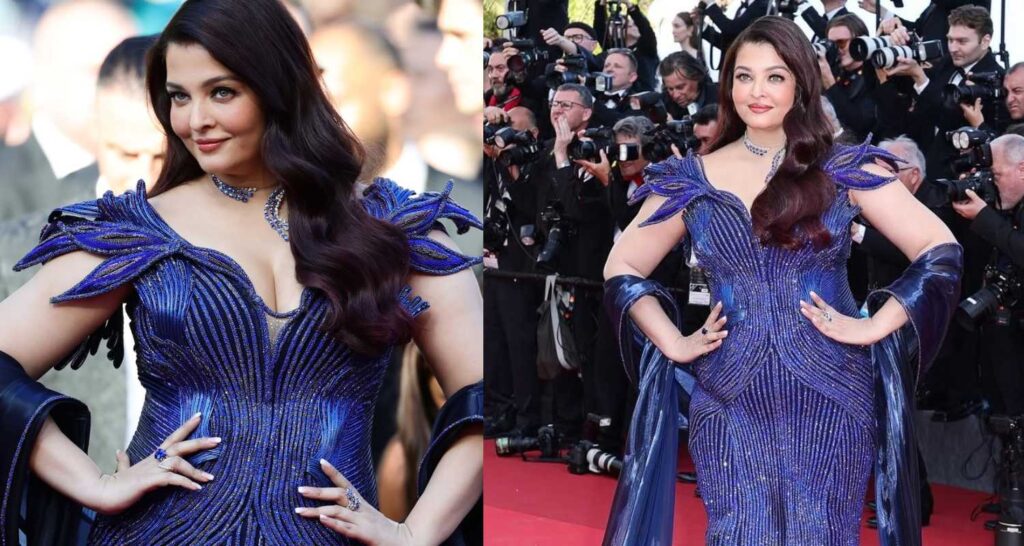 Aishwarya Rai stuns at Cannes in blue couture robe – Asiapedia Aishwarya Rai stuns at Cannes in blue couture gown - Asiapedia